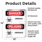Signmission Ammonia - Amoniaco Danger Sign, Vinyl Decal, 10in W x 14in L, 2PK OS-2PACK-DS-D-1014-VS-1992 - alternate 6